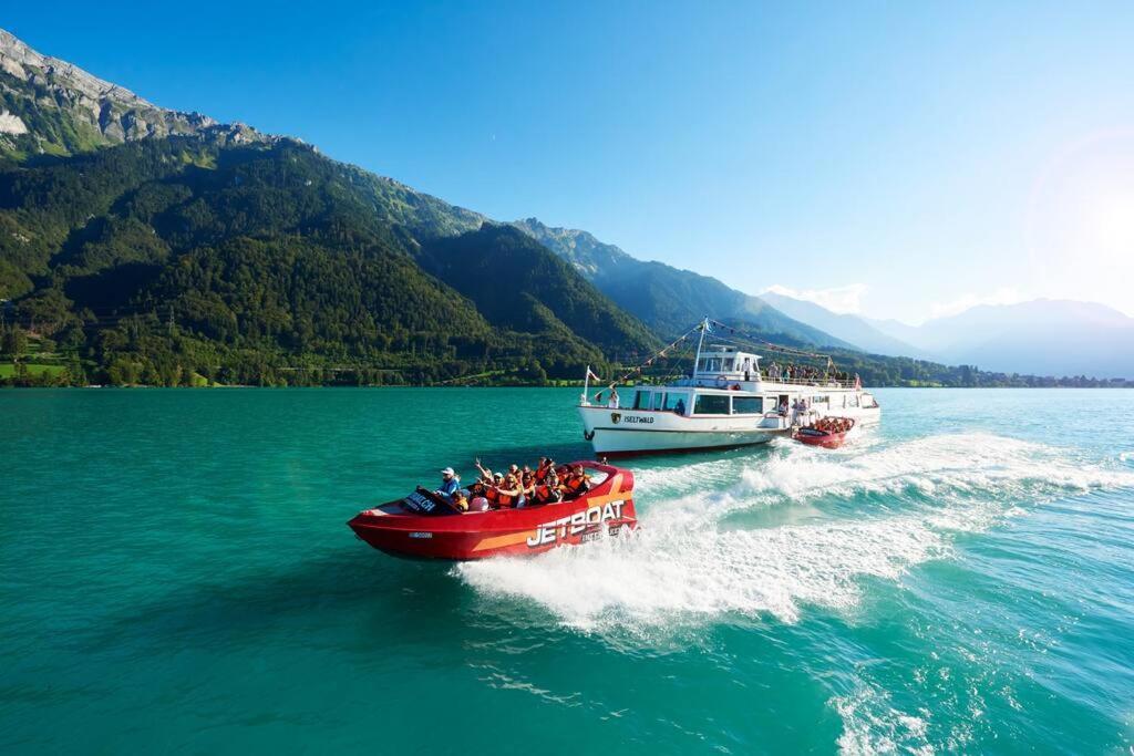 Chalet Mignon - Your Vacation Oasis At Lake Brienz Bönigen Exterior foto